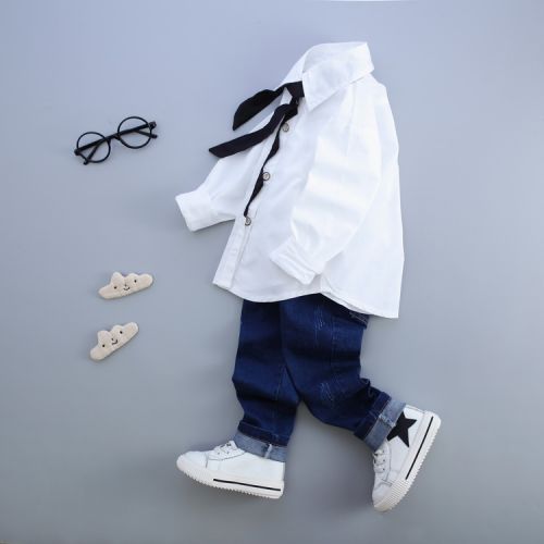 Chemise fille à manche longue - Ref 2086849