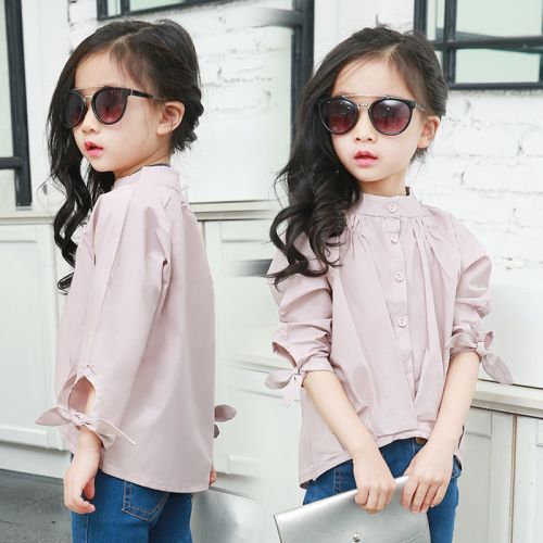 Chemise fille à manche longue - Ref 2086850