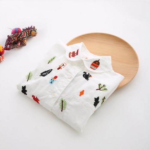 Chemise fille MEMAMUZ à manche longue - Ref 2086854