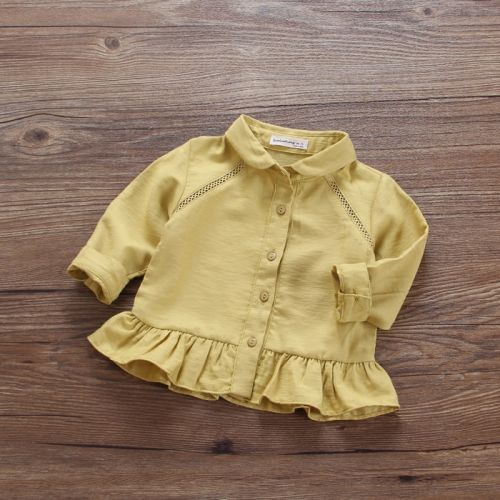 Chemise fille à manche longue - Ref 2086861