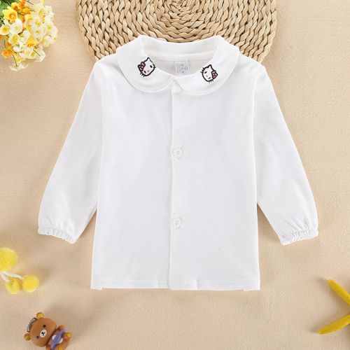 Chemise fille à manche longue - Ref 2086878