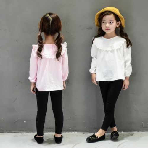 Chemise fille à manche longue - Ref 2086894