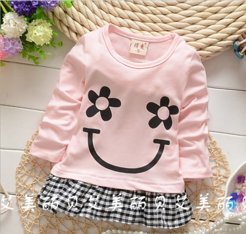 Chemise fille à manche longue - Ref 2086916