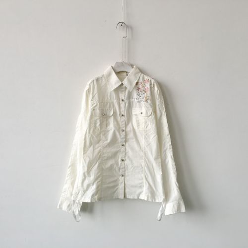 Chemise fille à manche longue - Ref 2086936