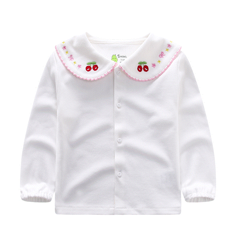 Chemise fille à manche longue - Ref 2086963