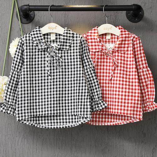 Chemise fille à manche longue - Ref 2086968