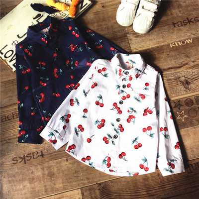 Chemise fille à manche longue - Ref 2086975