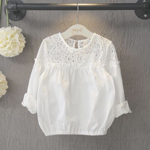 Chemise fille à manche longue - Ref 2086983