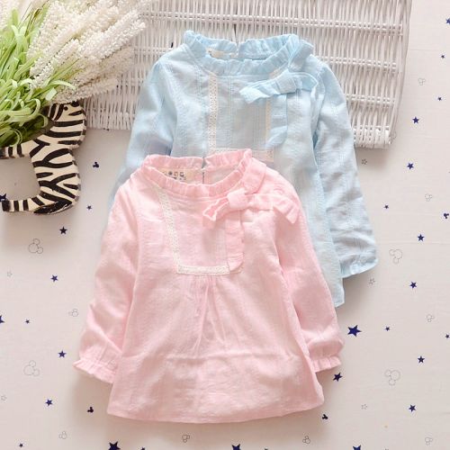 Chemise fille à manche longue - Ref 2086988