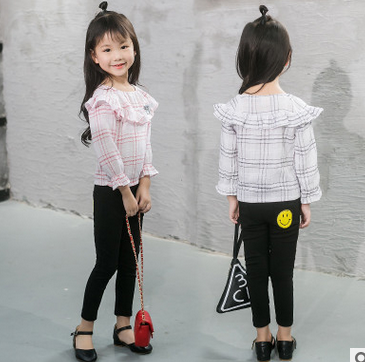 Chemise fille à manche longue - Ref 2087001