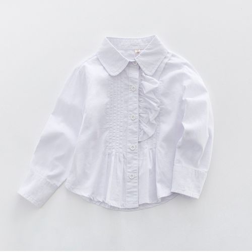 Chemise fille à manche longue - Ref 2087006