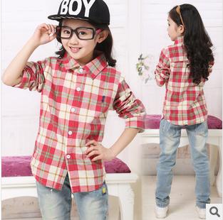 Chemise fille à manche longue - Ref 2087013