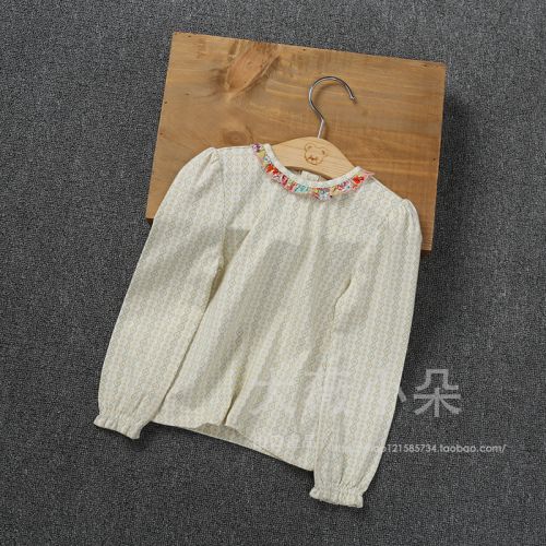 Chemise fille à manche longue - Ref 2087025