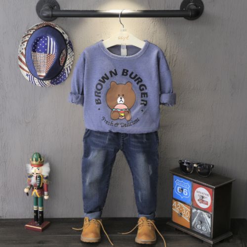 Chemise fille à manche longue en coton artificielle - Ref 2087031