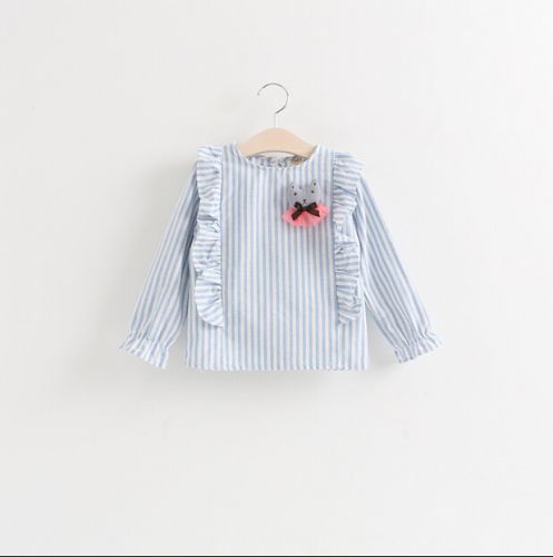 Chemise fille à manche longue - Ref 2087049