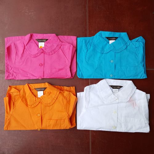 Chemise fille à manche longue - Ref 2087051