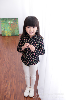 Chemise fille à manche longue - Ref 2087053