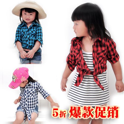 Chemise fille VARY KIDS à manche longue en coton - Ref 2087059