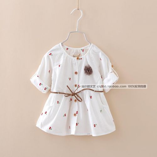 Chemise fille à manche longue - Ref 2087067