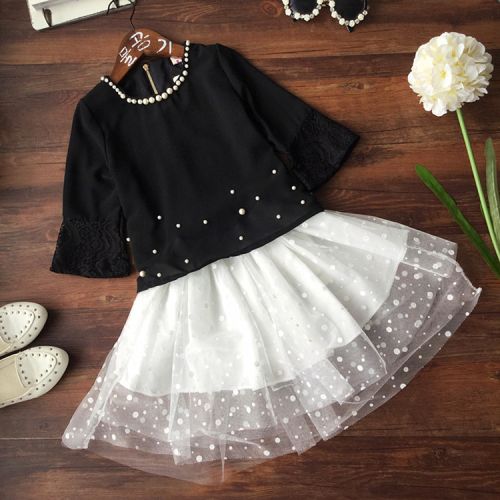 Chemise fille à manche longue - Ref 2087068