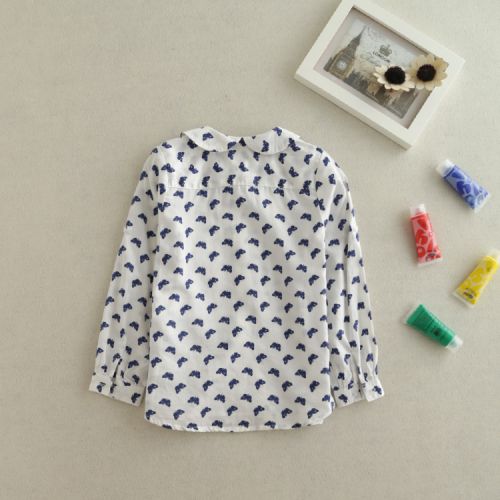 Chemise fille à manche longue - Ref 2087080