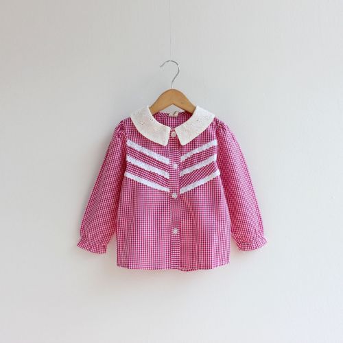 Chemise fille à manche longue - Ref 2087086