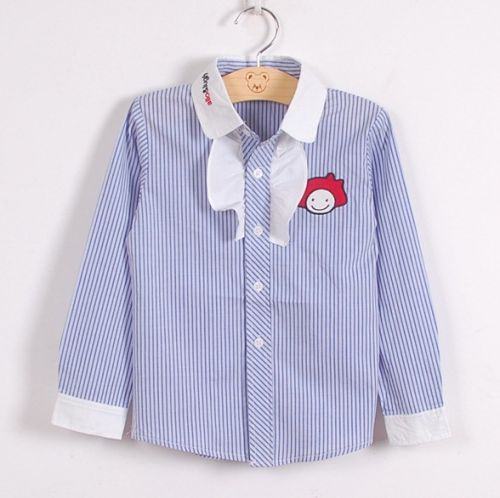 Chemise fille à manche longue - Ref 2087116