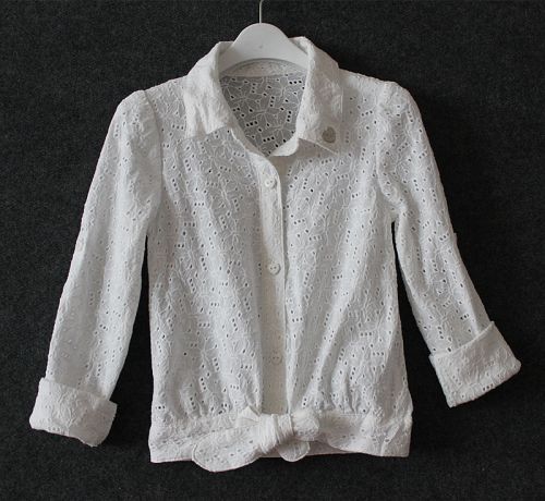 Chemise fille à manche longue - Ref 2087117