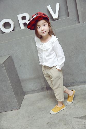 Chemise fille à manche longue - Ref 2087125