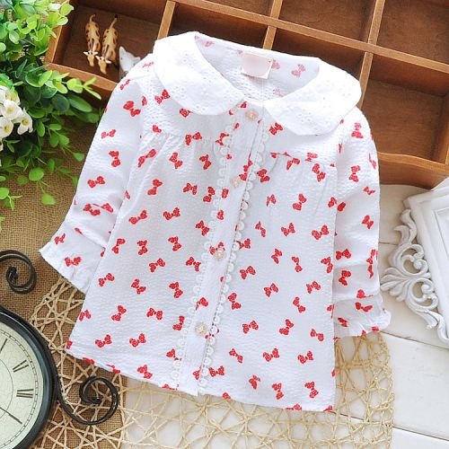 Chemise fille à manche longue - Ref 2087130