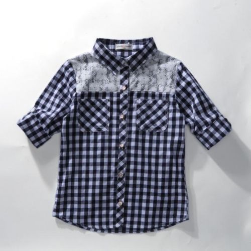 Chemise fille à manche longue - Ref 2087132