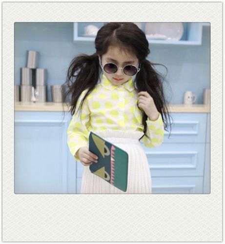 Chemise fille à manche longue - Ref 2087182