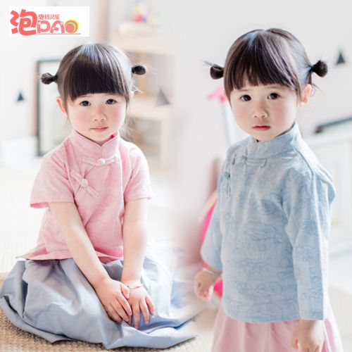 Chemise fille à manche longue - Ref 2087185