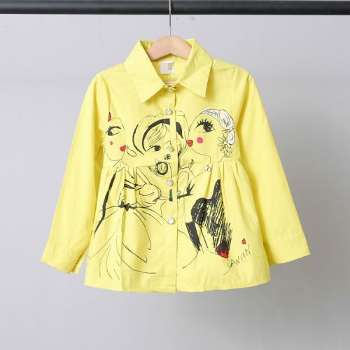 Chemise fille à manche longue - Ref 2087188