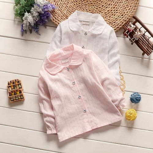 Chemise fille à manche longue - Ref 2087190