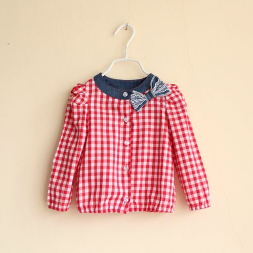 Chemise fille à manche longue - Ref 2087192