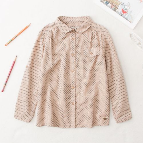 Chemise fille à manche longue - Ref 2087196