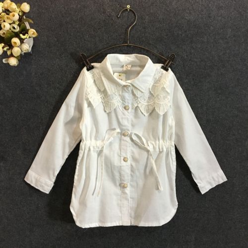 Chemise fille à manche longue - Ref 2087197