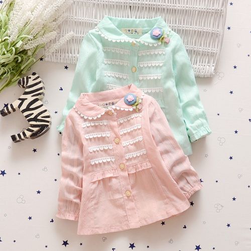 Chemise fille à manche longue - Ref 2087200