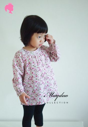 Chemise fille à manche longue - Ref 2087226