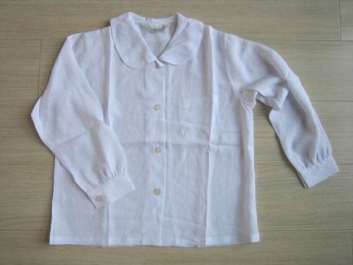 Chemise fille à manche longue en mousseline de soie - Ref 2087250