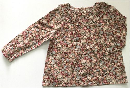 Chemise fille I LOVE SEVEN à manche longue - Ref 2087272