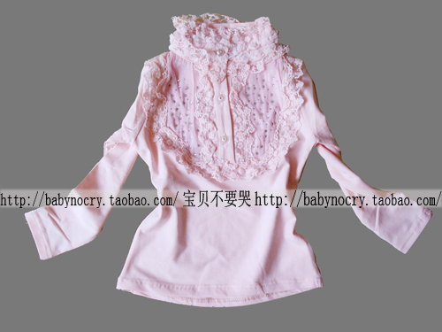 Chemise fille à manche longue en Toile de coton - Ref 2087274