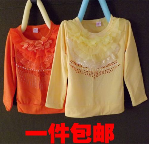 Chemise fille à manche longue en Toile de coton - Ref 2087275