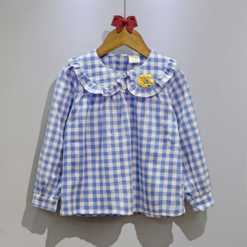 Chemise fille à manche longue - Ref 2087282