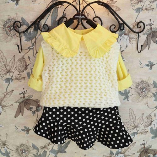 Chemise fille à manche longue - Ref 2087287