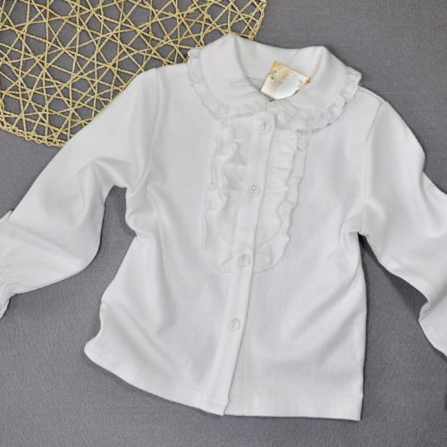 Chemise fille à manche longue - Ref 2087290