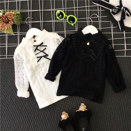 Chemise fille à manche longue - Ref 2087292