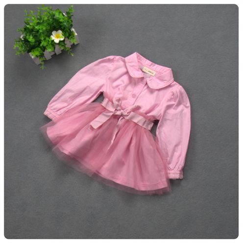 Chemise fille à manche longue - Ref 2087298