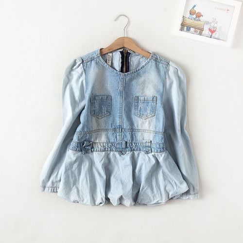 Chemise fille à manche longue - Ref 2087305